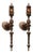 19th Century Palatial Grand Scale Wall Torchieres Grand Sconces From a Chateau With Provenance - A Pair For Sale
