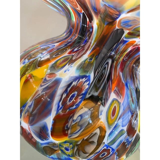 Venetian Mushroom Table Lamp in Murano Glass For Sale - Image 8 of 12