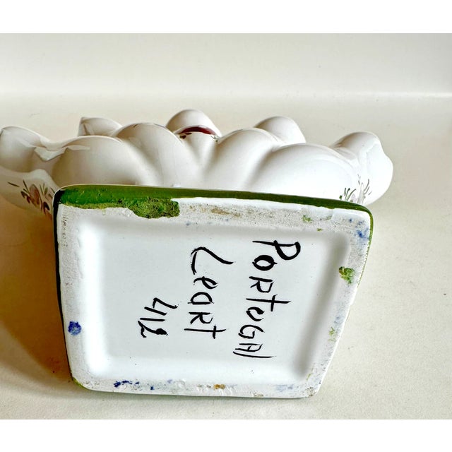 Bring timeless European artistry into your home with this beautiful Ceramic Portugal Five Finger Flower Vase. Handcrafted...