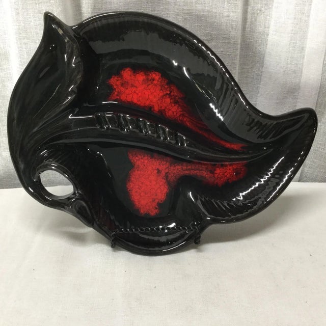 Ceramic 1960s Vintage Boho Chic Hollywood Regency Ashtray Catchall For Sale - Image 7 of 7