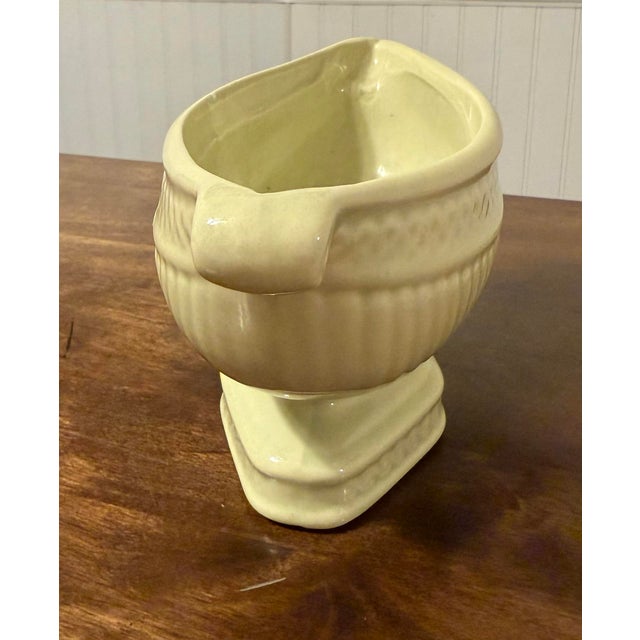 Mid 20th Century Chartreuse Trophy Urn Compote Bowl For Sale - Image 5 of 11