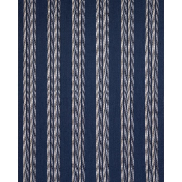 This rustic medium-scale stripe derives its unique texture and extraordinary dimension from alternating twill weaves and...