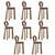 Purple Mary Bar Chairs by Ottiu, Set of 8 For Sale - Image 8 of 8