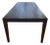 Contemporary Black Oak Dining Table For Sale