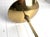 1970s Hollywood Regency Brass Flying Saucer Floor Lamp For Sale - Image 4 of 6