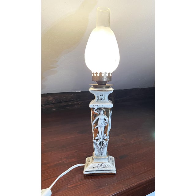 Ceramic Lamp from Capodimonte, 1950s For Sale - Image 12 of 13