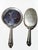 Silver Hand Mirror and Silver Brush, 1800s, Set of 2 For Sale - Image 3 of 12