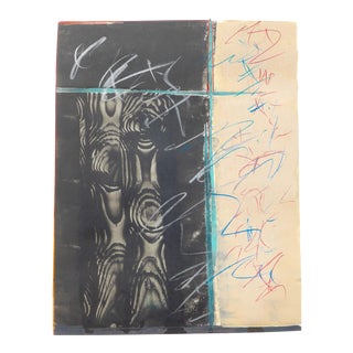 "Harmony in Colors" Contemporary Abstract Monoprint by Martha Holden For Sale