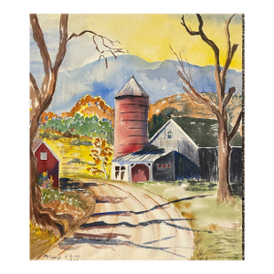 1953 Northwest Farm Landscape by Matthews