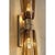 Elegant wall sconce in amber murano glass made in brunish- brunito metal frame. for classical and modern interiors, a...