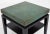 Tommi Parzinger Green Leather Occasional Table, Model No. 3303, Ca. 1955 Ebonized Wood, Embossed Leather. For Sale In New York - Image 6 of 11