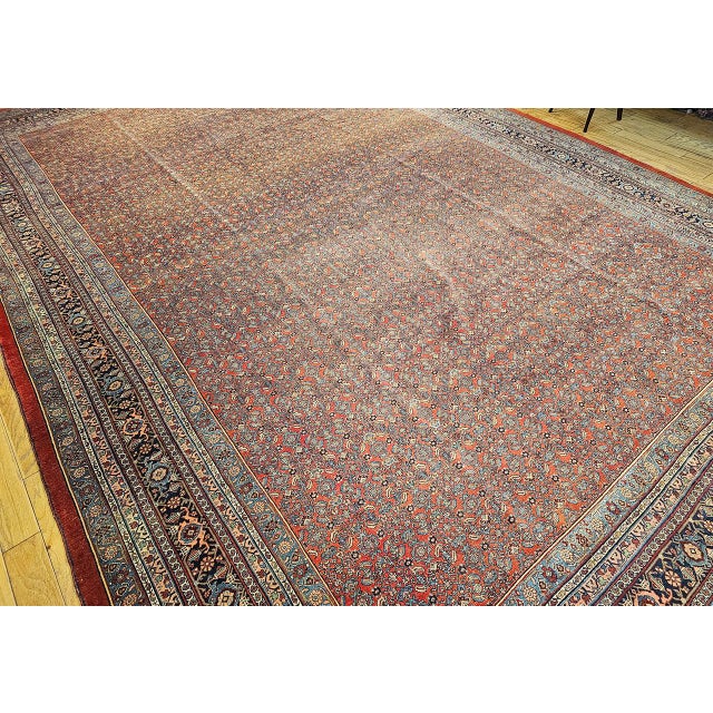 Early 20th Century Early 20th Century Bidjar Rug For Sale - Image 5 of 18