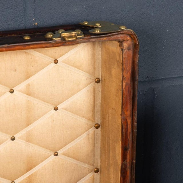 Antique French Trunk in Monogram Canvas from Louis Vuitton, 1910 For Sale - Image 14 of 18