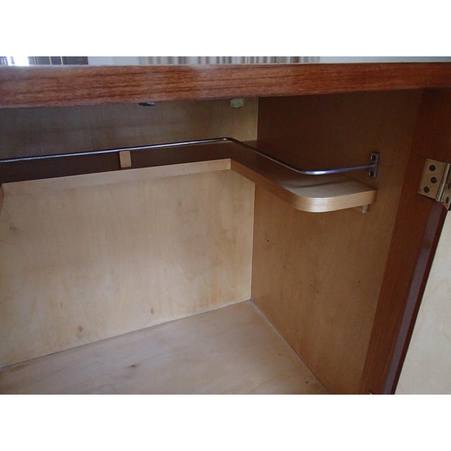 Art Deco Bar Wagon with Intarsia and Acrylic Glass Handle, 1930s For Sale - Image 4 of 18