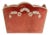 Vintage Italian Hollywood Regency Pink Velvet Magazine Book Holder For Sale