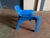 Blue Model Vicario Chair by Vico Magistretti for Artemide, 1970s For Sale - Image 6 of 9