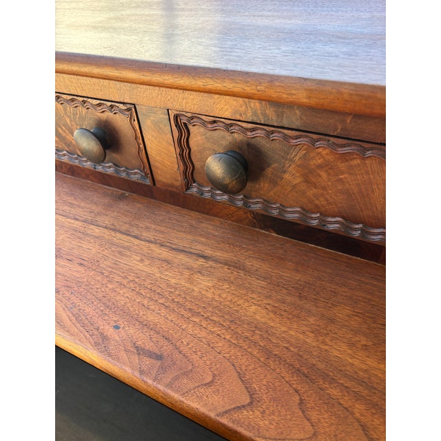 Antique Victorian Late 19th Century Stepback Dresser / Chest of Drawers on Caster For Sale - Image 4 of 11