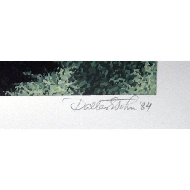 Realism Dallas John Cuban Macaws Signed Realism Serigraph Artwork Unframed, 1984 For Sale - Image 3 of 4