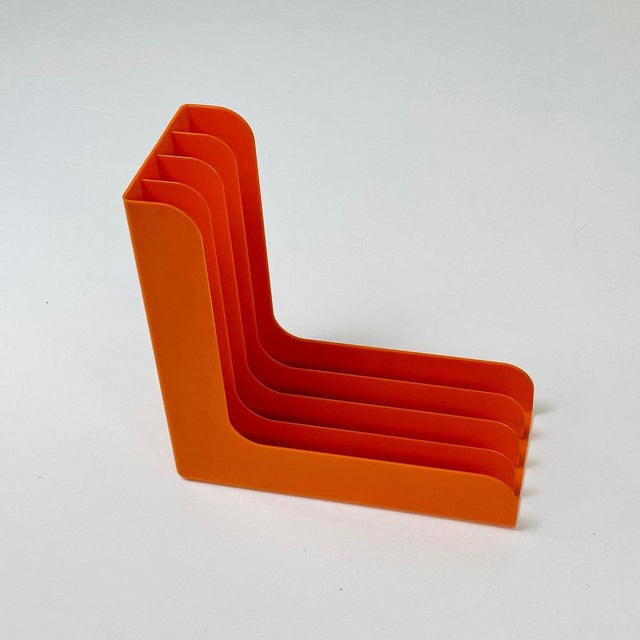 Mid-Century Vinyl Record Holder, 1970s For Sale - Image 5 of 11