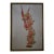 Vintage Thai Temple Rubbings on Rice Paper Framed Under Glass 19 3/8 X 13 3/8 For Sale