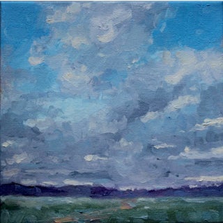 Nevada Cloudscape, Landscape Oil Painting For Sale