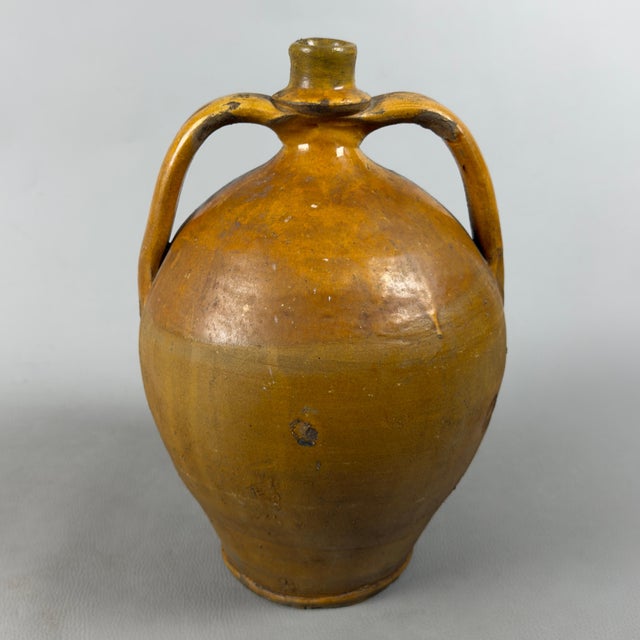 Quartara Vase in Glazed Terracotta from Artigianato Italiano, 1900s For Sale - Image 3 of 11