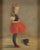 Paint C. L. Malcolm (American 20th C.) 1940's Oil Painting of Young Girl and a Favorite Cat For Sale - Image 7 of 9
