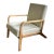 Contemporary Curved Wood Arm Chair For Sale