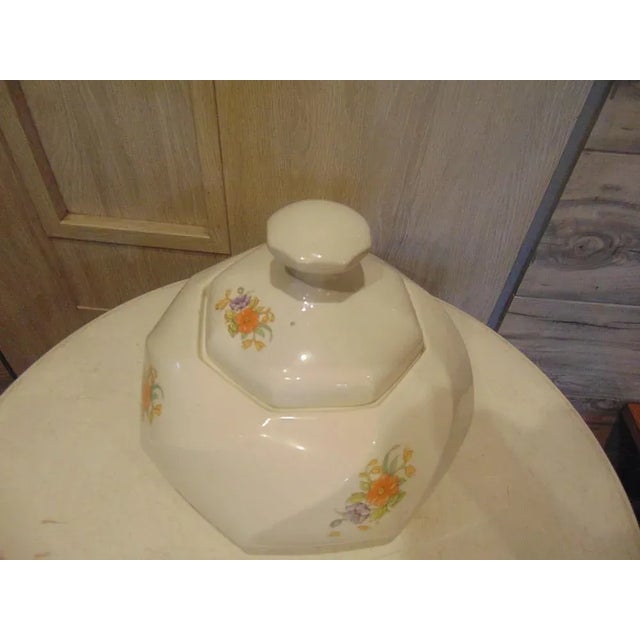 Art Deco Porcelain Soup Vase For Sale - Image 4 of 8