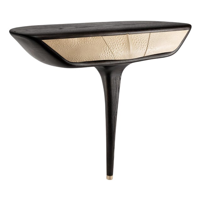 Sculptural Sirene Console Table in Wood by Tomasz Omachel and Palucki Studio For Sale