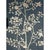 Hand-Painted Midnight Black Floral & Bird Wall Panels, Set of 6 For Sale - Image 4 of 4