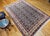 Vintage Persian Tabriz Afshan Rug, Hand-Knotted Wool, Allover Caucasian Shirvan Pattern, Navy & Ivory, 7x10 For Sale In Chicago - Image 6 of 18