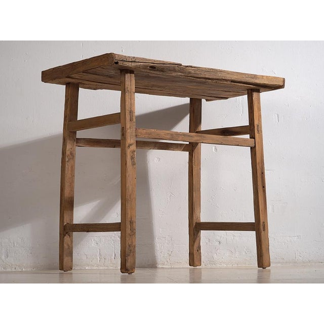 Rustic Antique Console Table, 1920s For Sale - Image 3 of 12