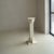 Tall Amsterdam School Pedestal in White Paint, 1920s For Sale - Image 15 of 16