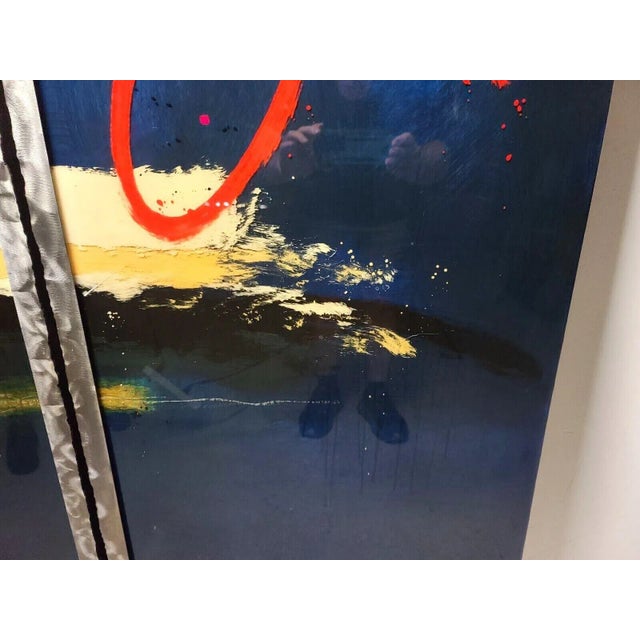 Huge Mid Century Modern Abstract Painting Sculpture by Scott Hile For Sale - Image 9 of 13