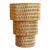 Natural Wicker Stack Wall Sconce Shade For Sale