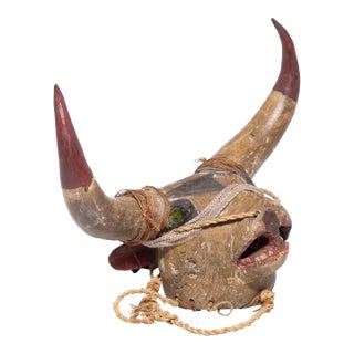 Guinea-Bissau Ox Mask, C. 1900 For Sale