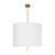 2020s Clove Pendant Large, Natural Linen Shade For Sale - Image 5 of 5