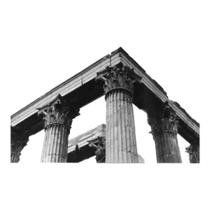 1964 Temple of Jupiter Photograph by Don Ware