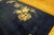 1930s Blue Navy Floral Modern Antique Chinese Art Deco Carpet 8'10" X 11'8" Handknotted Wool Rug For Sale - Image 10 of 12