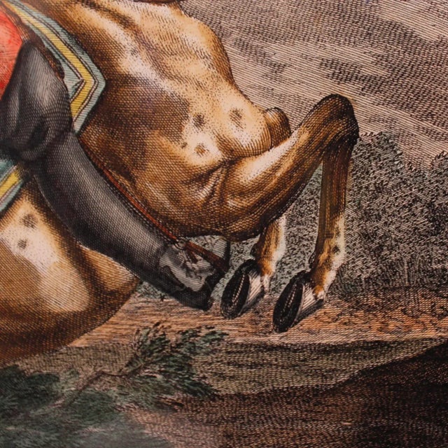 “Pallotade,” Large Equestrian (Dressage) Engraving by J. E. Ridinger For Sale - Image 6 of 11