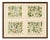 M. Fünfstück, Wildflowers & Medicinal Plants, 1890s, Chromolithograph, Set of 4 For Sale