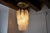 Metal Murano Glass Leaf Chandelier from Mazzega, Italy, 1970s For Sale - Image 7 of 8