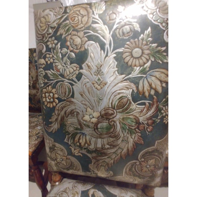 Early 20th Century Spanish Revival Dining Chairs - Set of 10 For Sale - Image 4 of 9