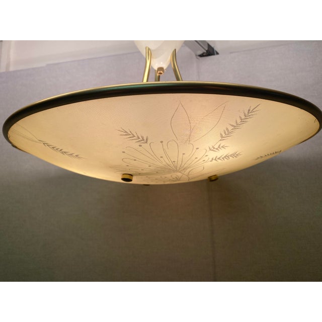 Mid-Century Cream Ceiling Lamp from Erco, 1950s For Sale - Image 18 of 18
