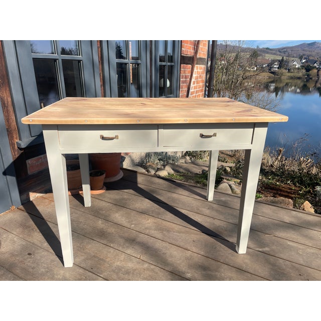 Antique Table in Fir, 1890s For Sale - Image 10 of 15