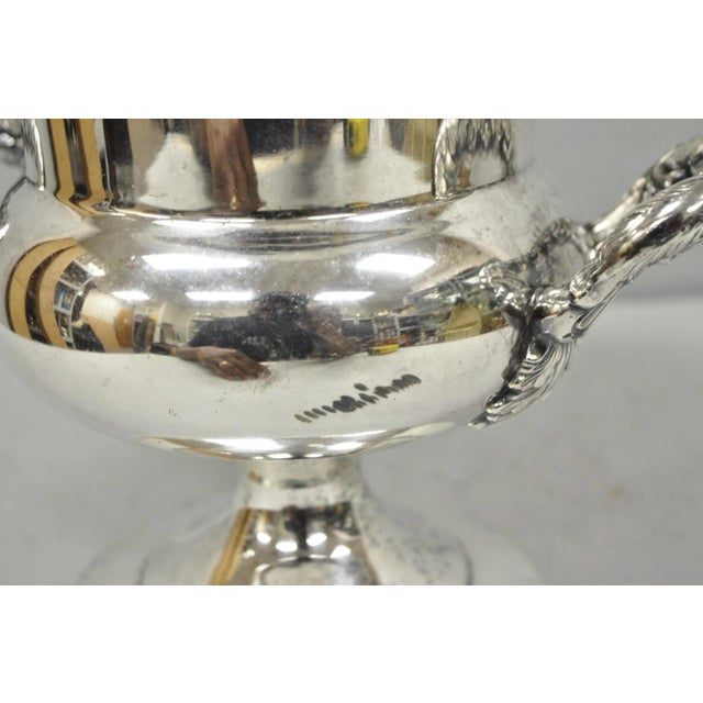 Vintage Victorian Silver Plated Trophy Cup Urn Champagne Chiller Ice Bucket For Sale - Image 15 of 18