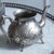 Silver Metal Teapot with Floral Embossing For Sale - Image 8 of 8