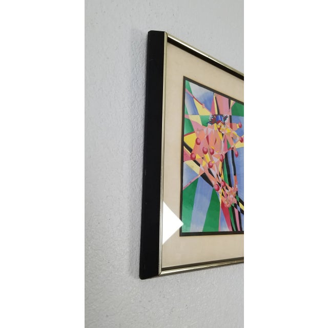 1977Ronnie Postmodern Geometric Abstract Painting/ Sold For Sale - Image 9 of 11