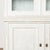 White 19th Century Large White Gustavian Style Pine Bookcase Display Cabinet With Glass Doors For Sale - Image 8 of 15